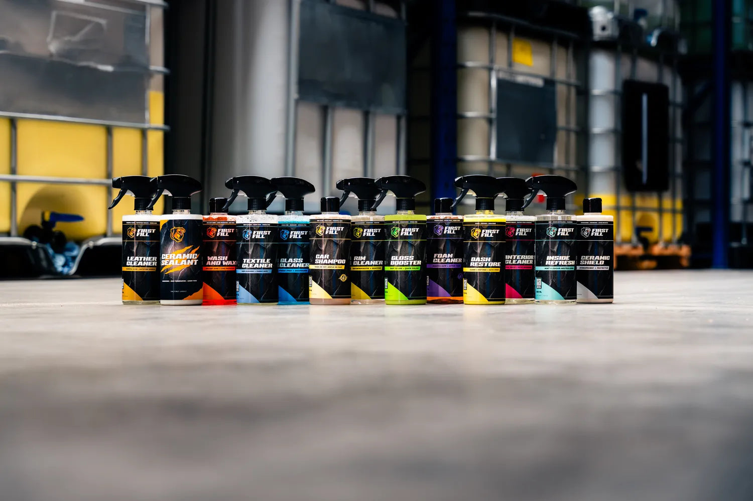 Detail Pro package met het volledige First Fill assortiment
