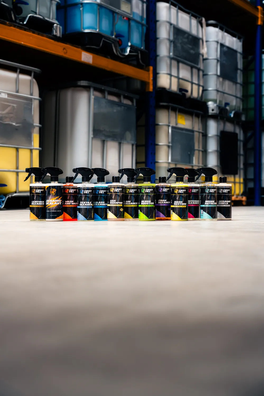 Detail Pro package met het volledige First Fill assortiment